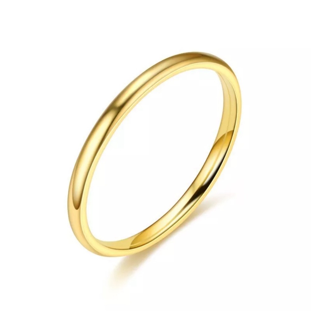 18K Gold Plated Yellow Gold Ring